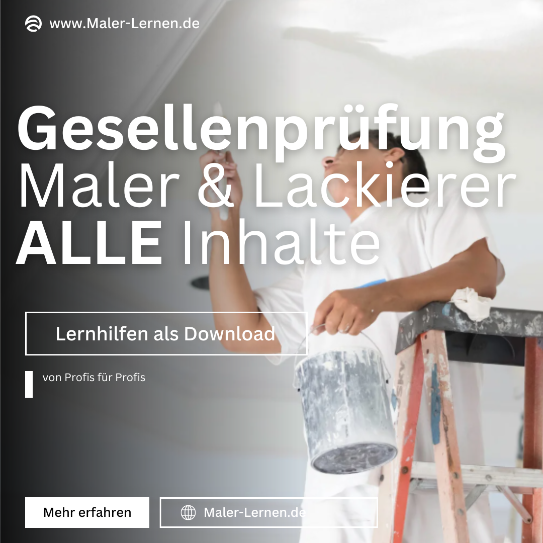 Maler & Lackierer Gesellenprüfung Teil 2 – 2026/27 Das Komplett-Lernpaket (PDF+Prüfungsfragen)